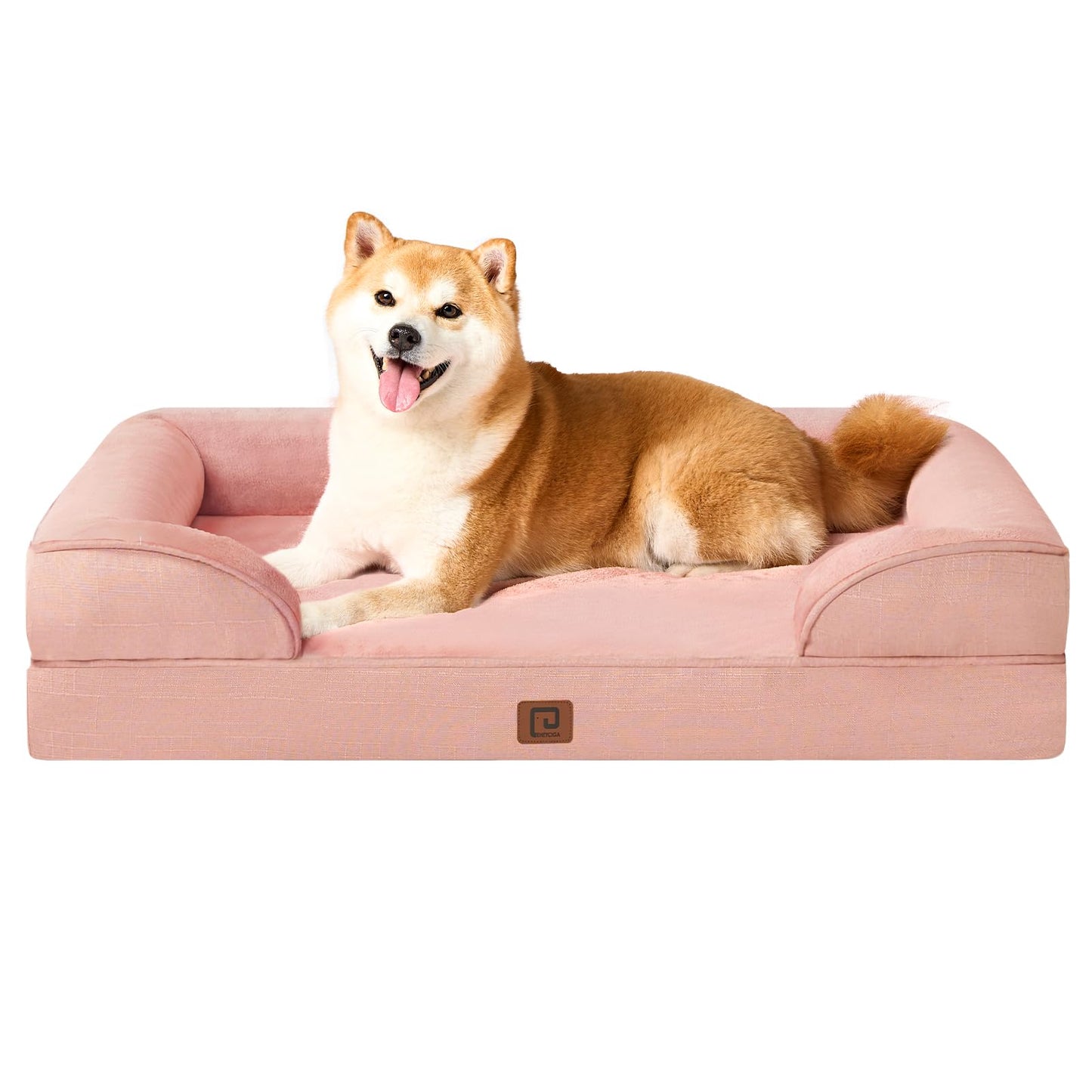 EHEYCIGA Orthopädisches Hundebett Grosse Hunde, Memory Foam Hundekorb Mittelgroße Hunde, Waschbar Hundesofa Wasserdicht rutschfest, Hundecouch mit Hohem Rand