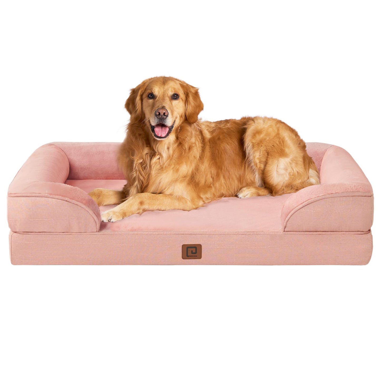 EHEYCIGA Orthopädisches Hundebett Grosse Hunde, Memory Foam Hundekorb Mittelgroße Hunde, Waschbar Hundesofa Wasserdicht rutschfest, Hundecouch mit Hohem Rand
