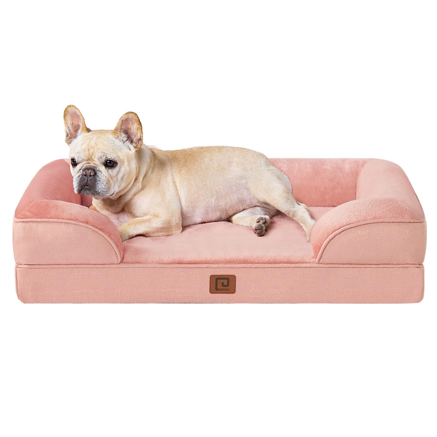 EHEYCIGA Orthopädisches Hundebett Grosse Hunde, Memory Foam Hundekorb Mittelgroße Hunde, Waschbar Hundesofa Wasserdicht rutschfest, Hundecouch mit Hohem Rand
