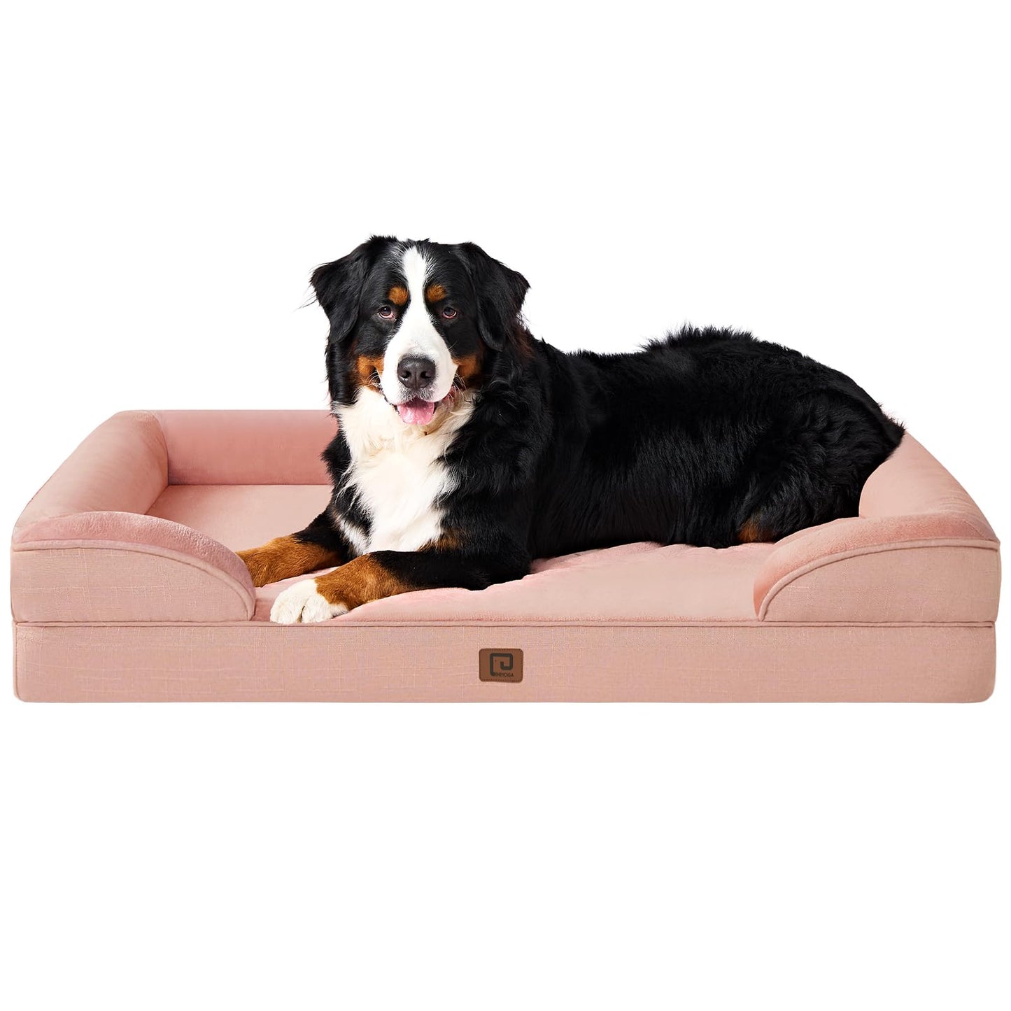 EHEYCIGA Orthopädisches Hundebett Grosse Hunde, Memory Foam Hundekorb Mittelgroße Hunde, Waschbar Hundesofa Wasserdicht rutschfest, Hundecouch mit Hohem Rand