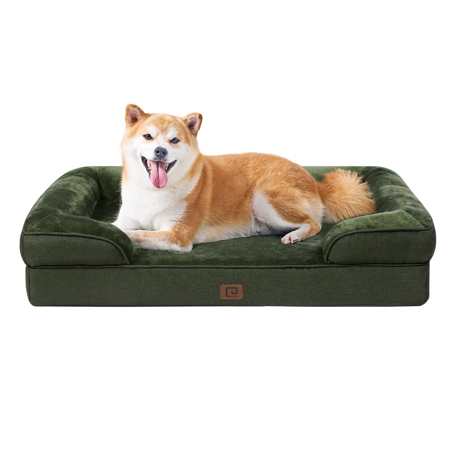 EHEYCIGA Orthopädisches Hundebett Grosse Hunde, Memory Foam Hundekorb Mittelgroße Hunde, Waschbar Hundesofa Wasserdicht rutschfest, Hundecouch mit Hohem Rand